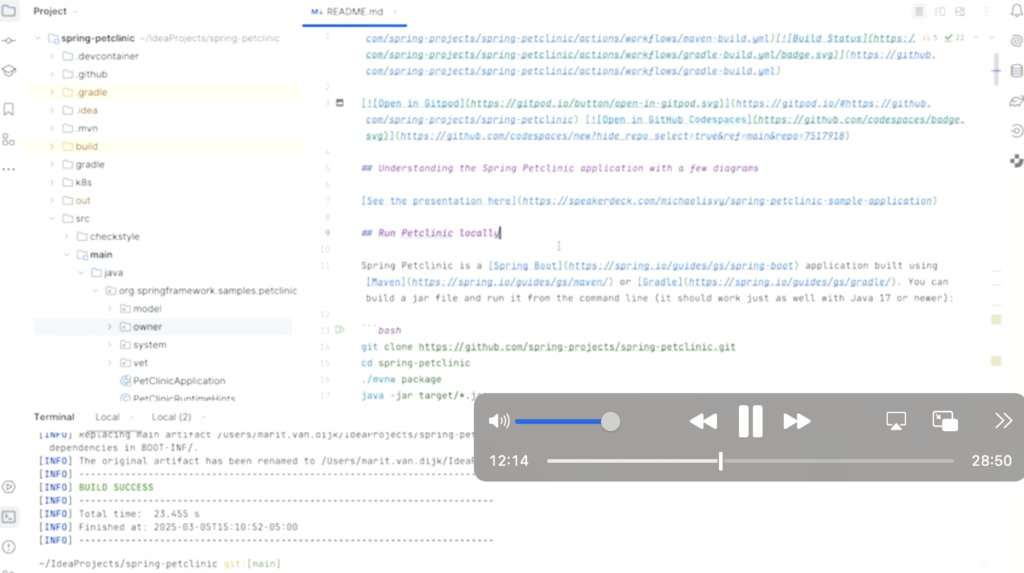 IMAGE: Marit Van Dijk demonstrates how to read code in her favorite IDE.